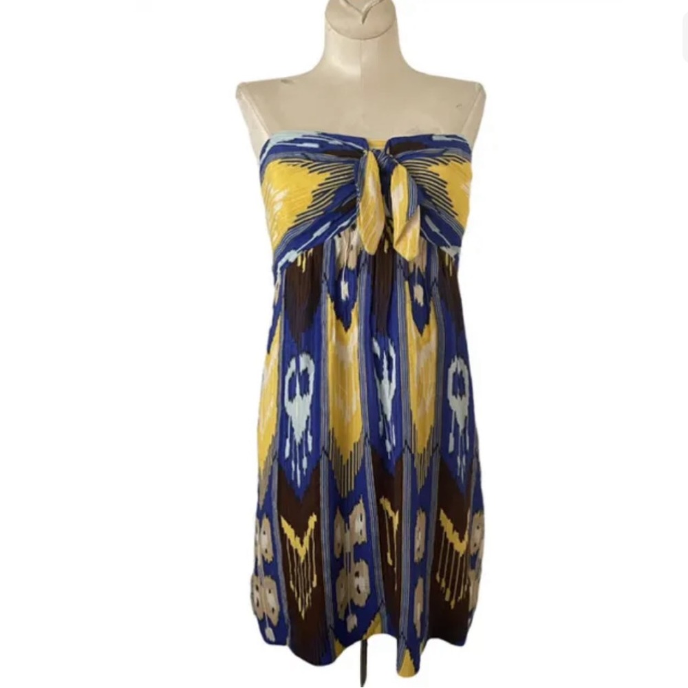 Tori Burch Strapless Silk Dress